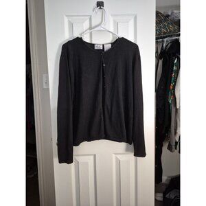 Black Cardigan Sweater